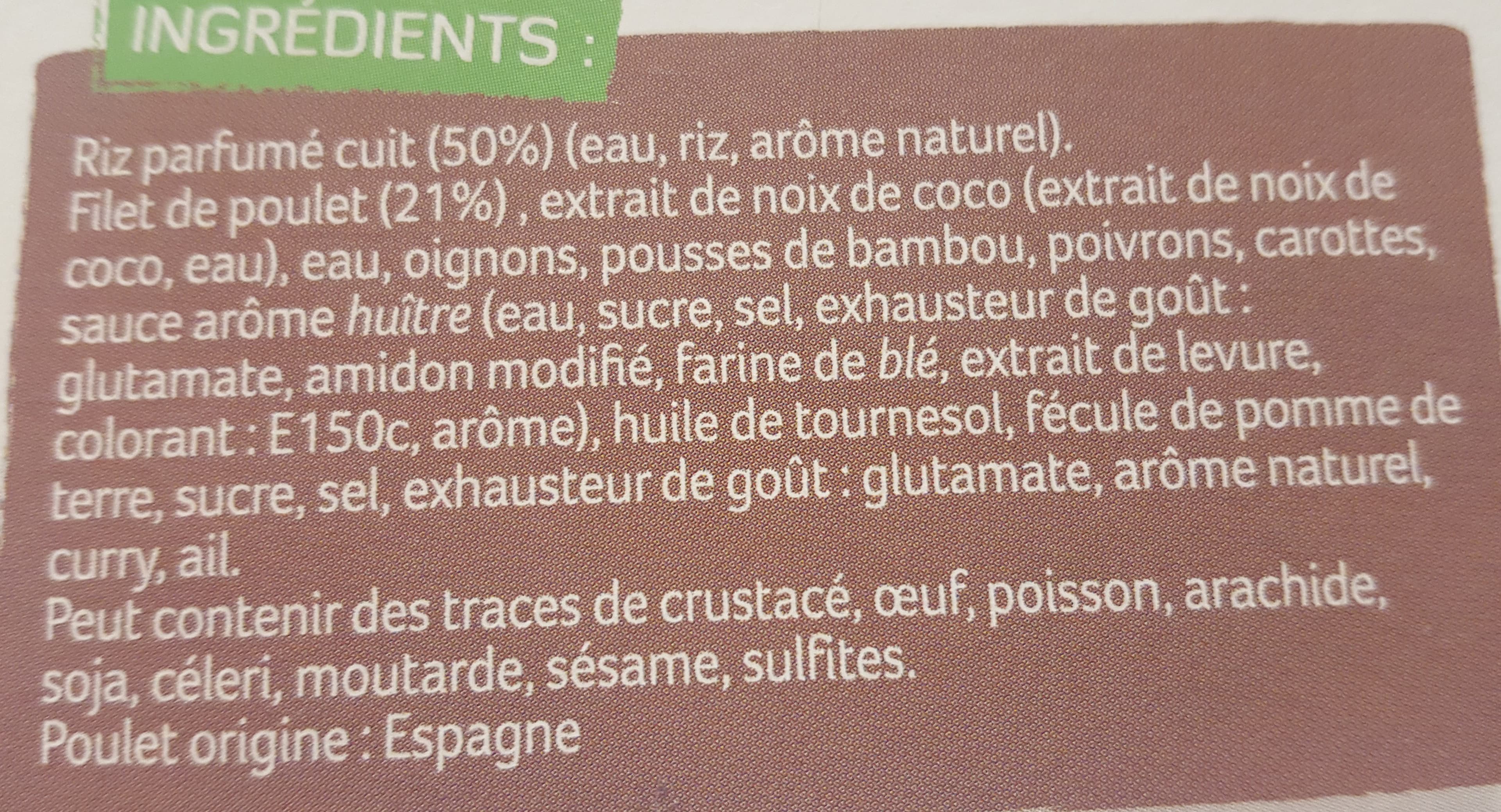 Le Cantonnais Poulet au Curry packshot
