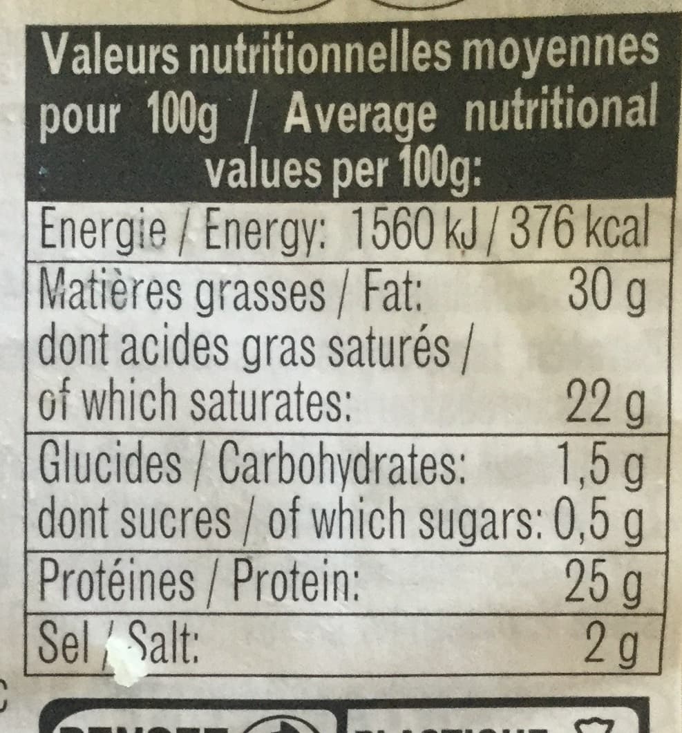 Sans marque Cantal jeune packshot
