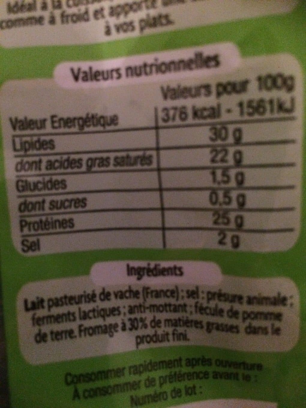 St Mamet Cantorel Cantal Rape 150G packshot