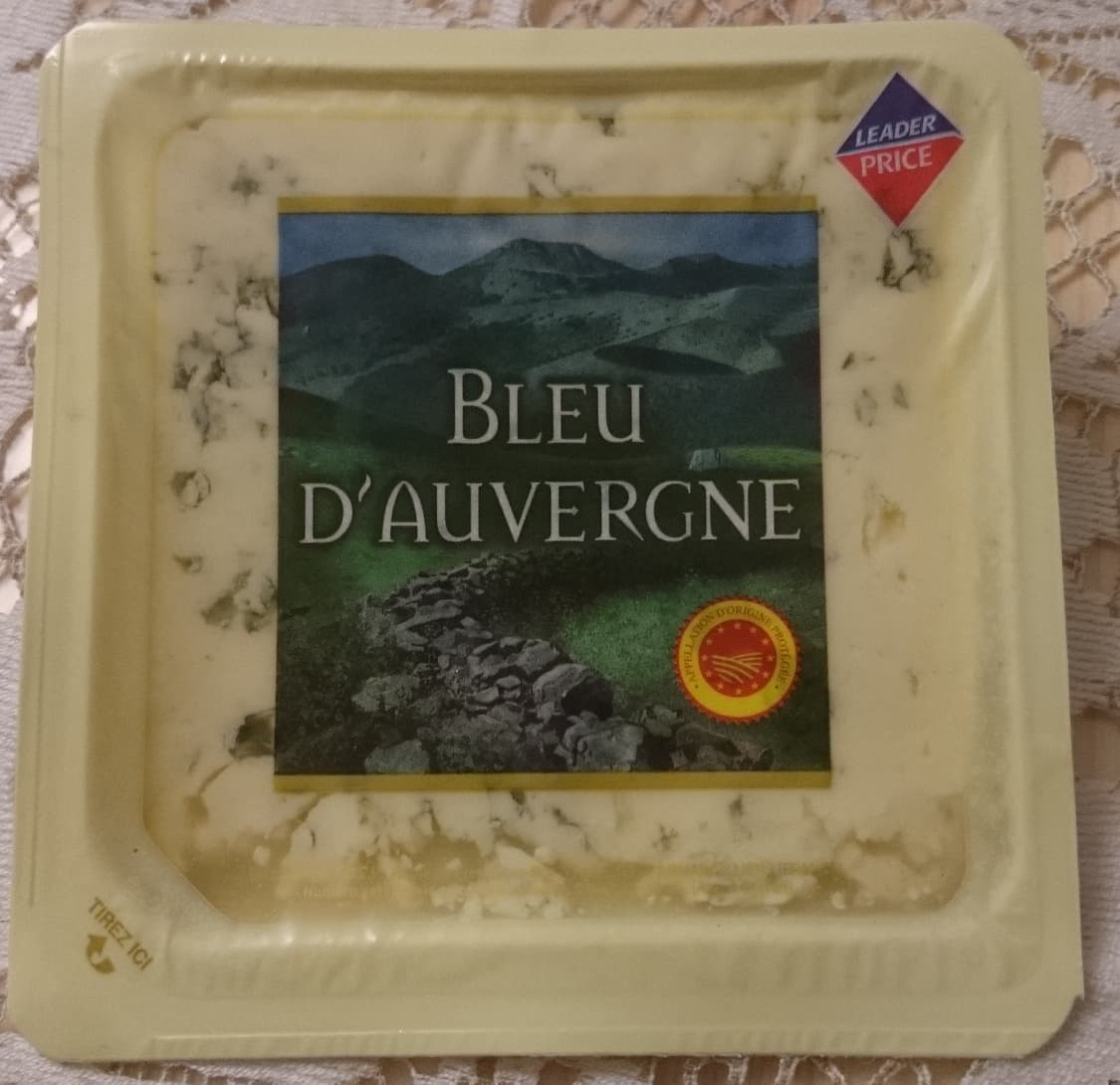 Leader Price Bleu d'Auvergne (28% MG) packshot