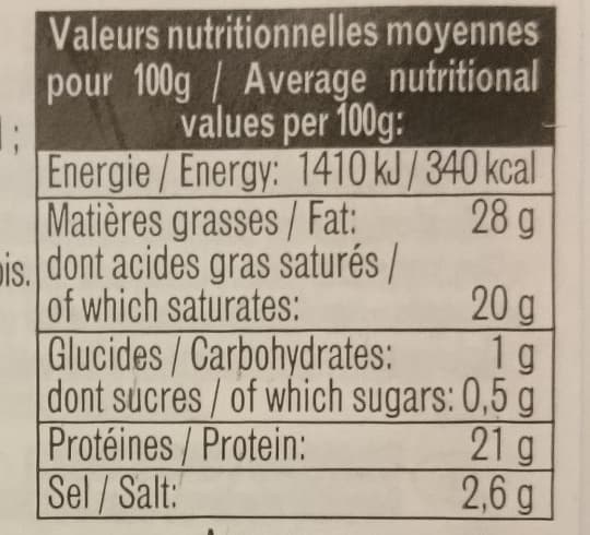 Leader Price Bleu d'Auvergne (28% MG) packshot