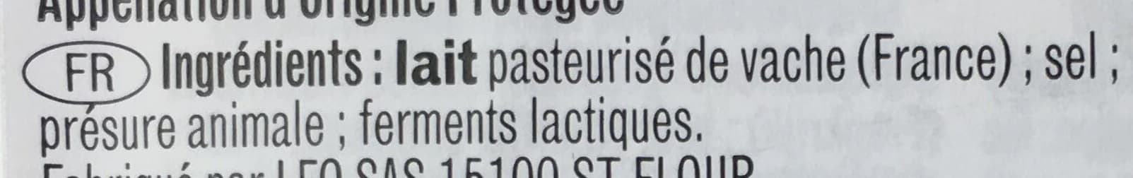 LFO Bleu d'Auvergne au lait pasteurisé packshot