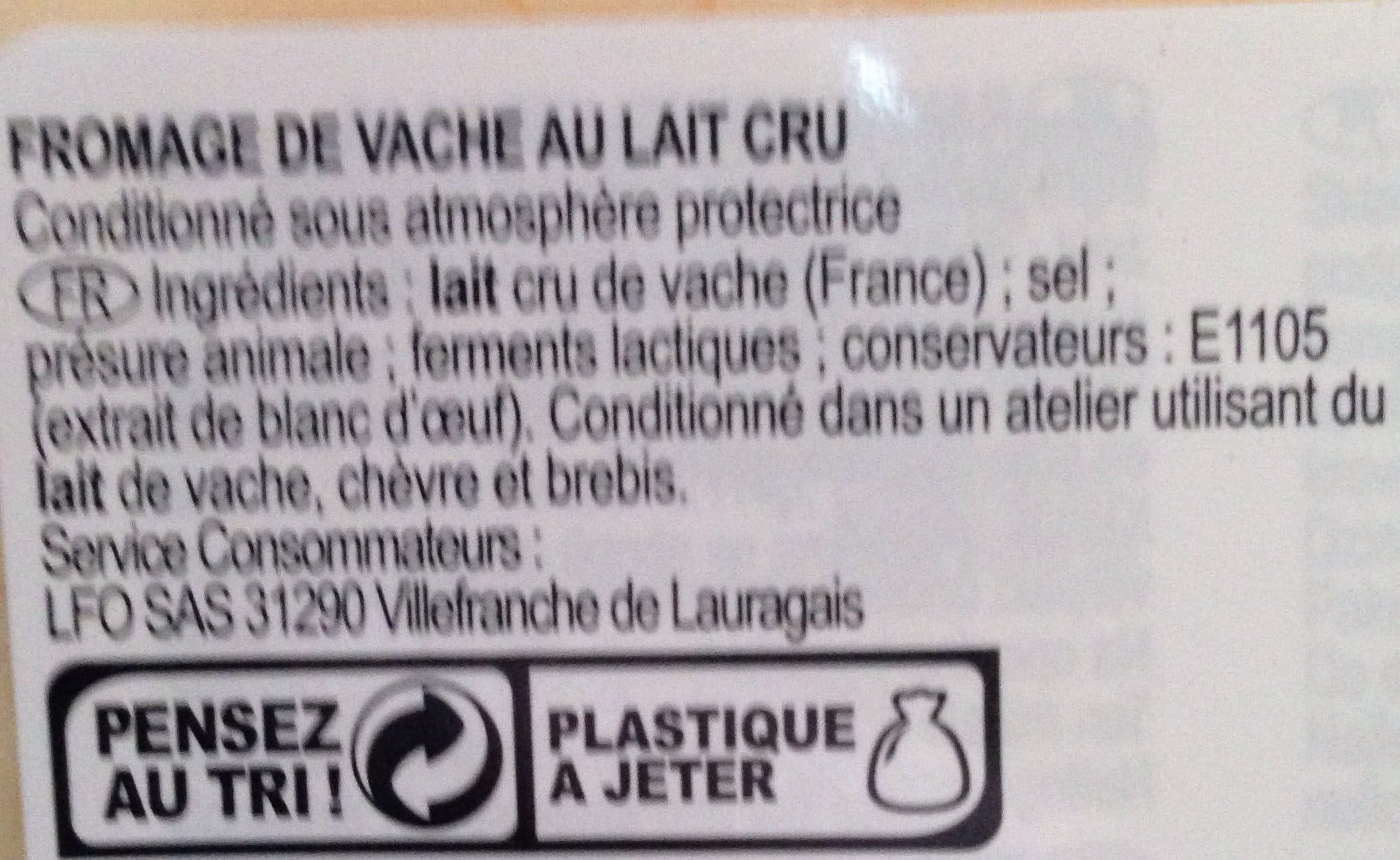 Leclerc Bethmale au lait cru x8 packshot