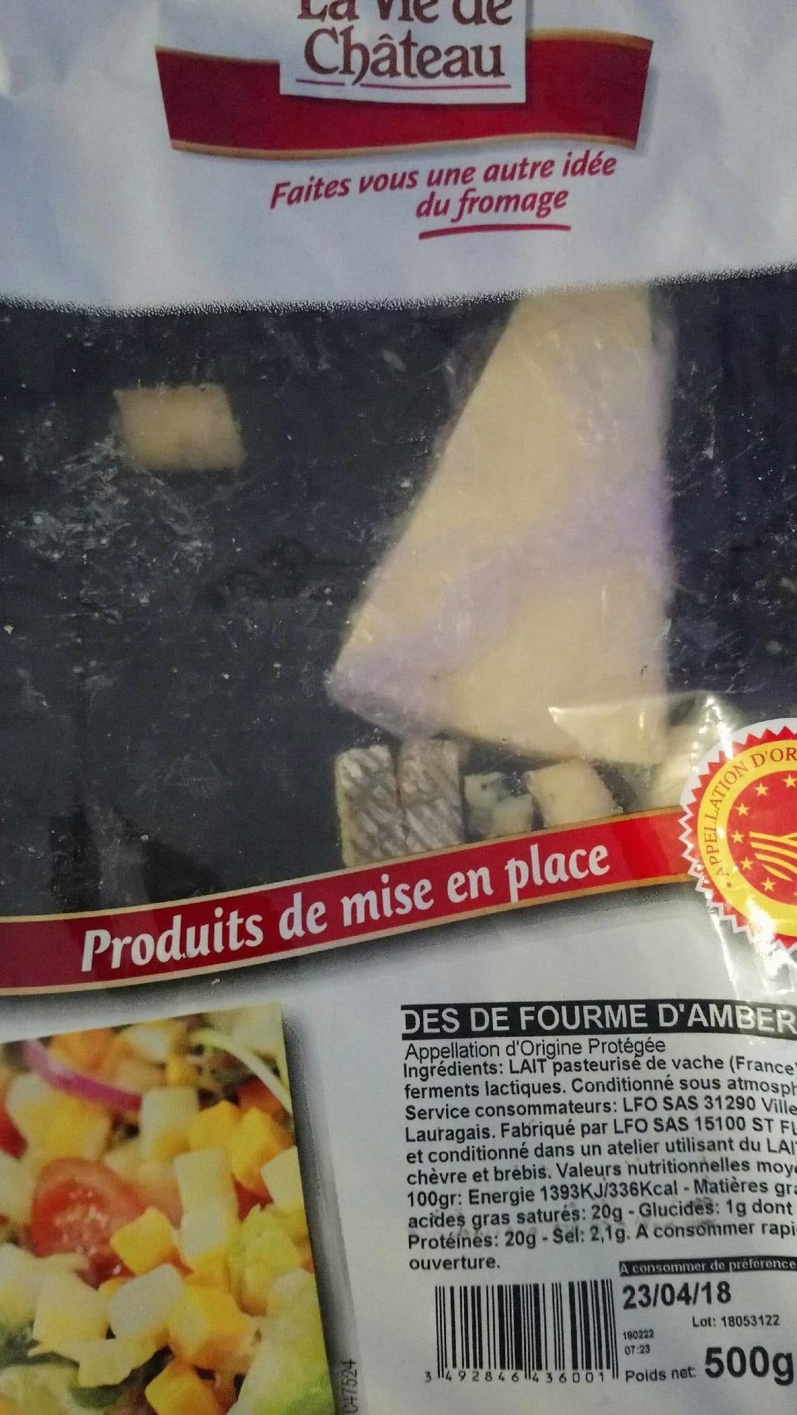 La vie de château Dés de fourme d'Ambert packshot