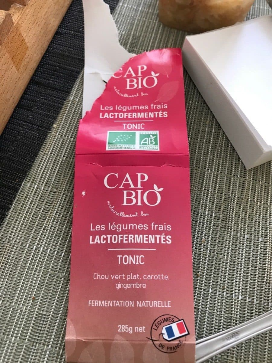 Open Food Facts Les legumes frais lactofermentes : tonic packshot
