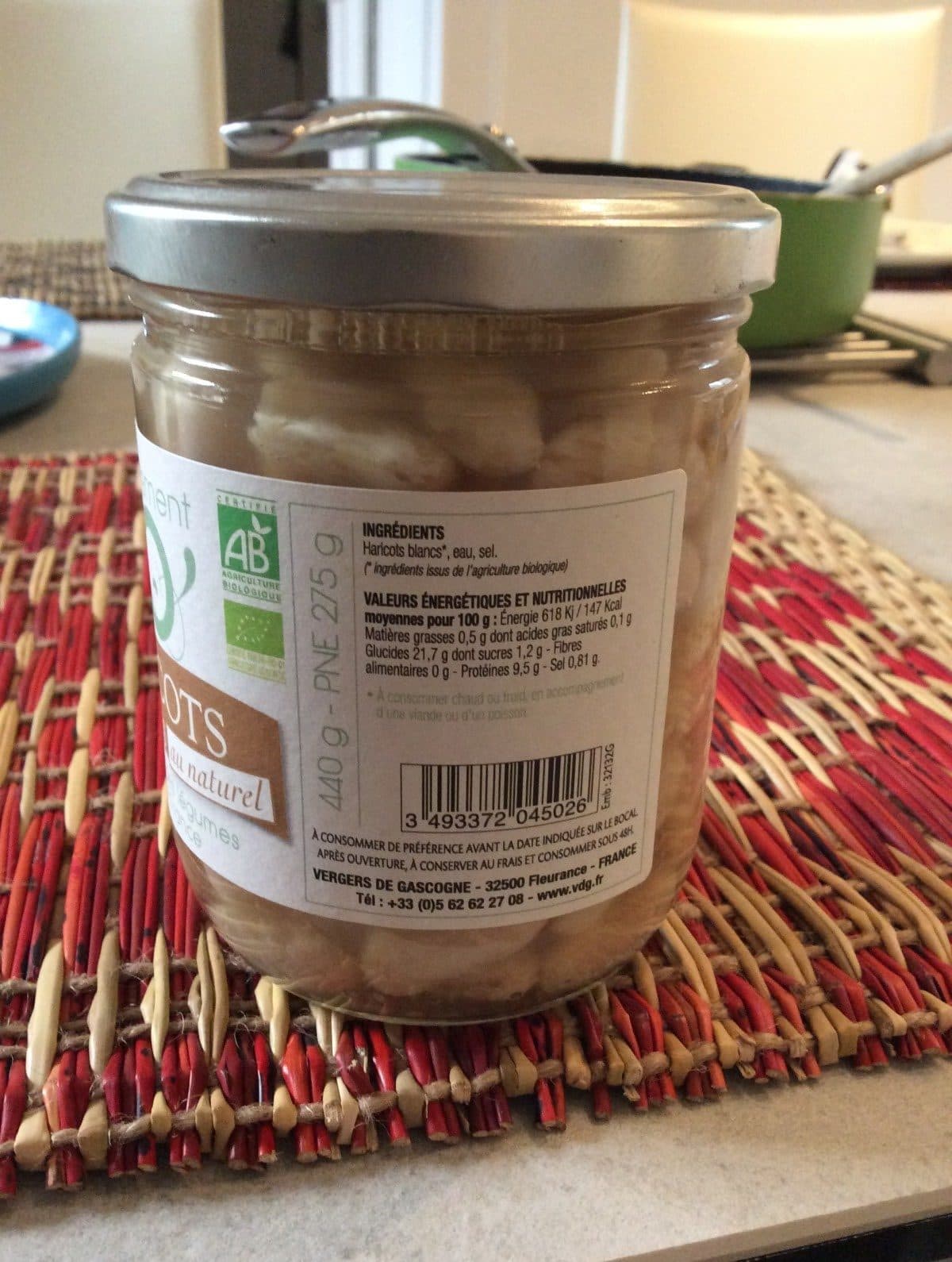 Vergers de Gascogne Haricots blancs packshot