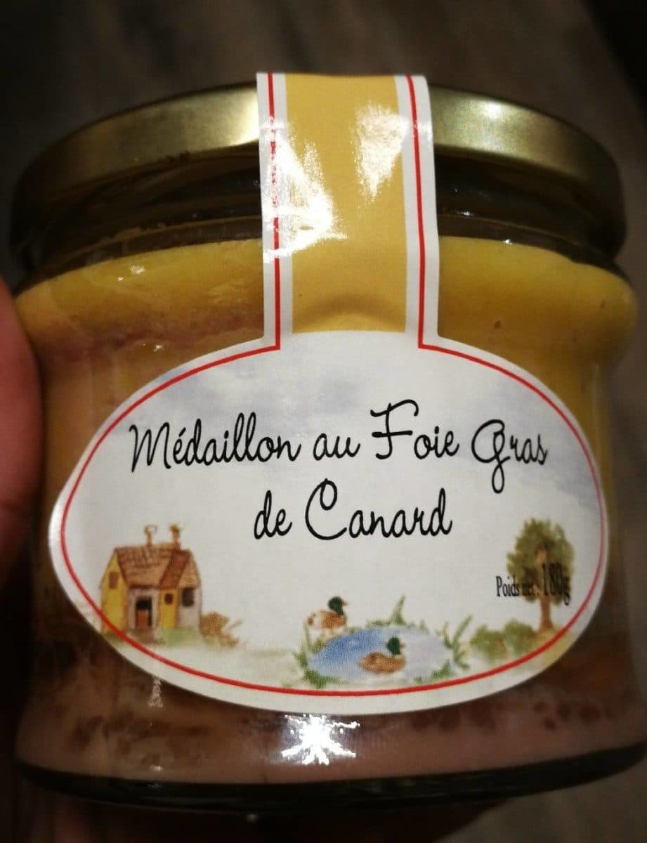Open Food Facts Médaillon au foie gras de canard packshot