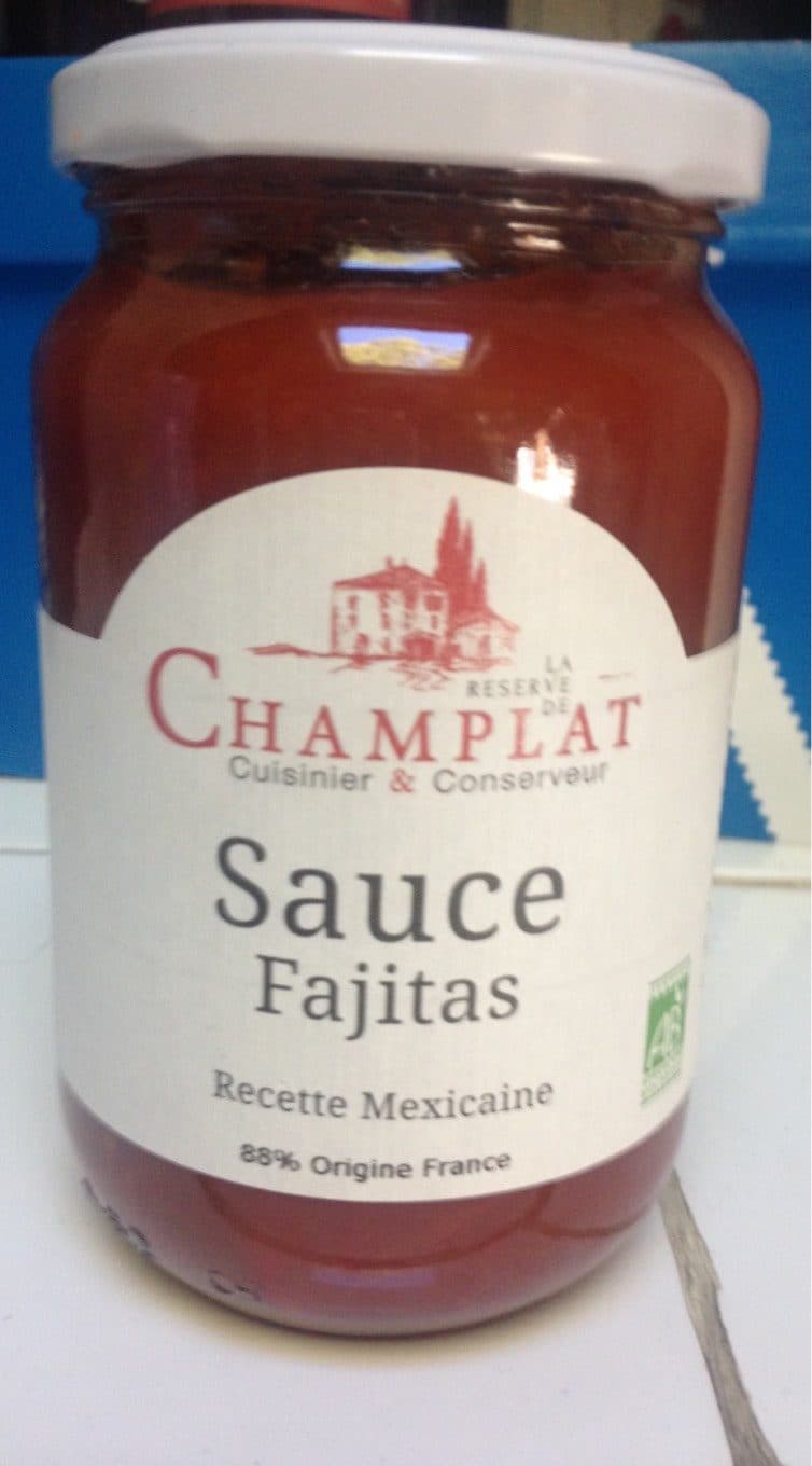 Champlat Sauce Fajitas packshot