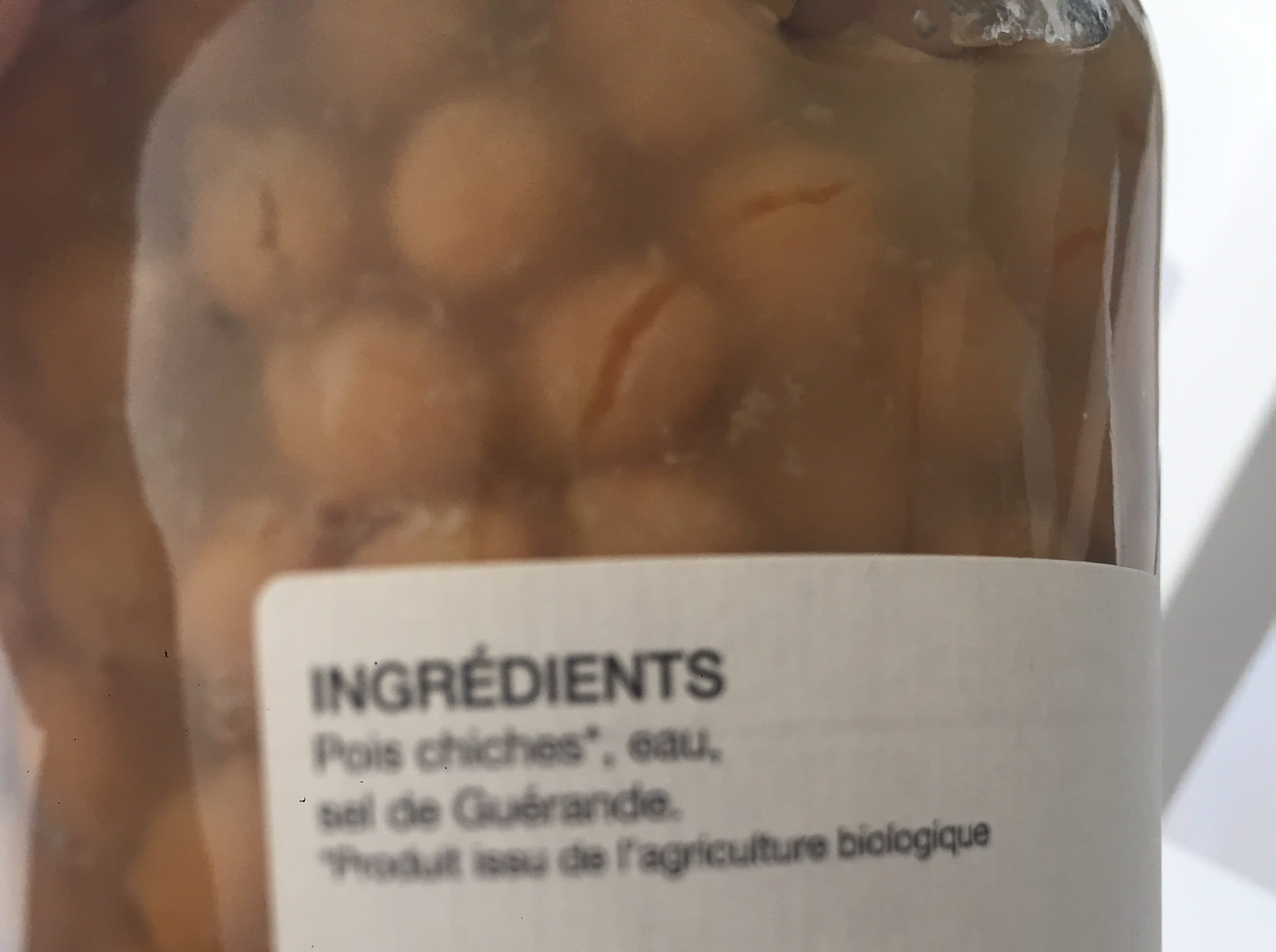 La reserve de champlat Pois chiches au naturel packshot
