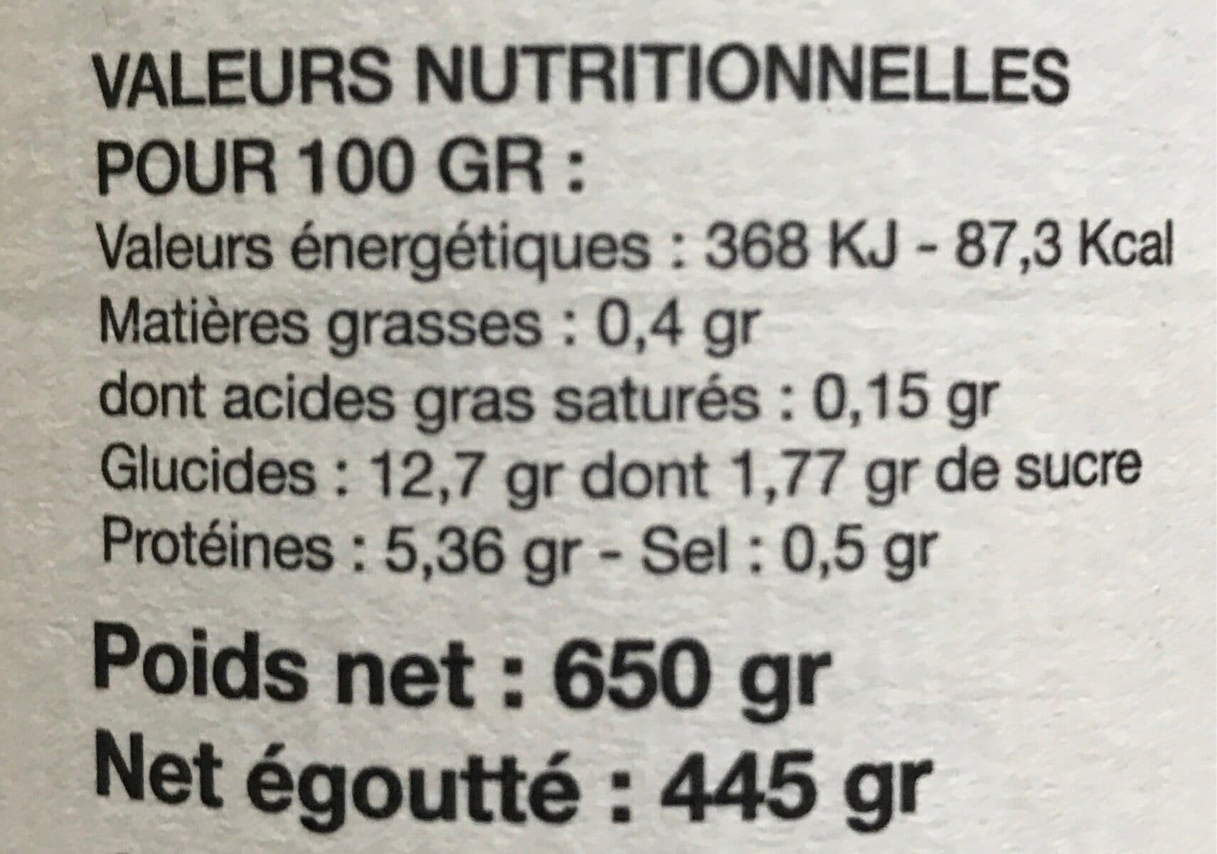 CHAMPLAT Petits Pois Extra Fins Au Naturel packshot