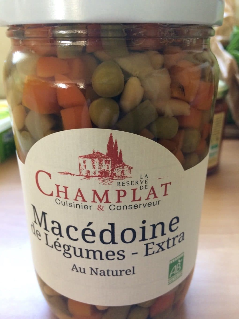 La reserve de champlat Macédoine de légumes extra au naturel packshot