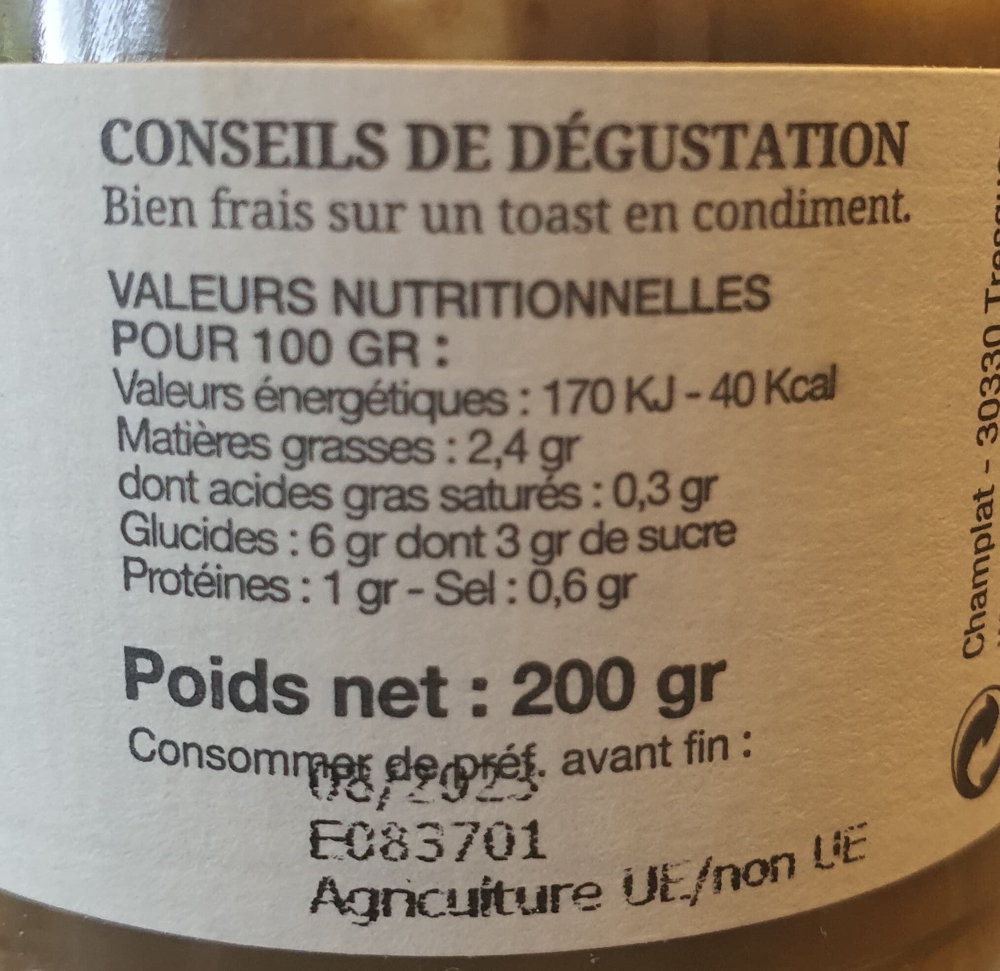 La Réserve de Champlat Caviar d'Aubergines packshot