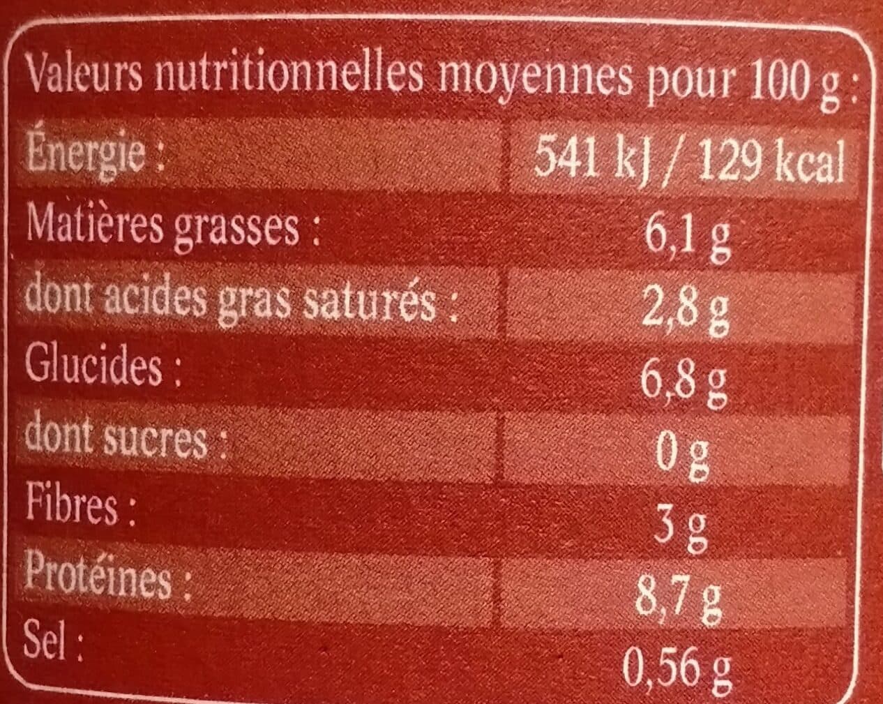 La Réserve de Champlat Lentilles Saucisses packshot