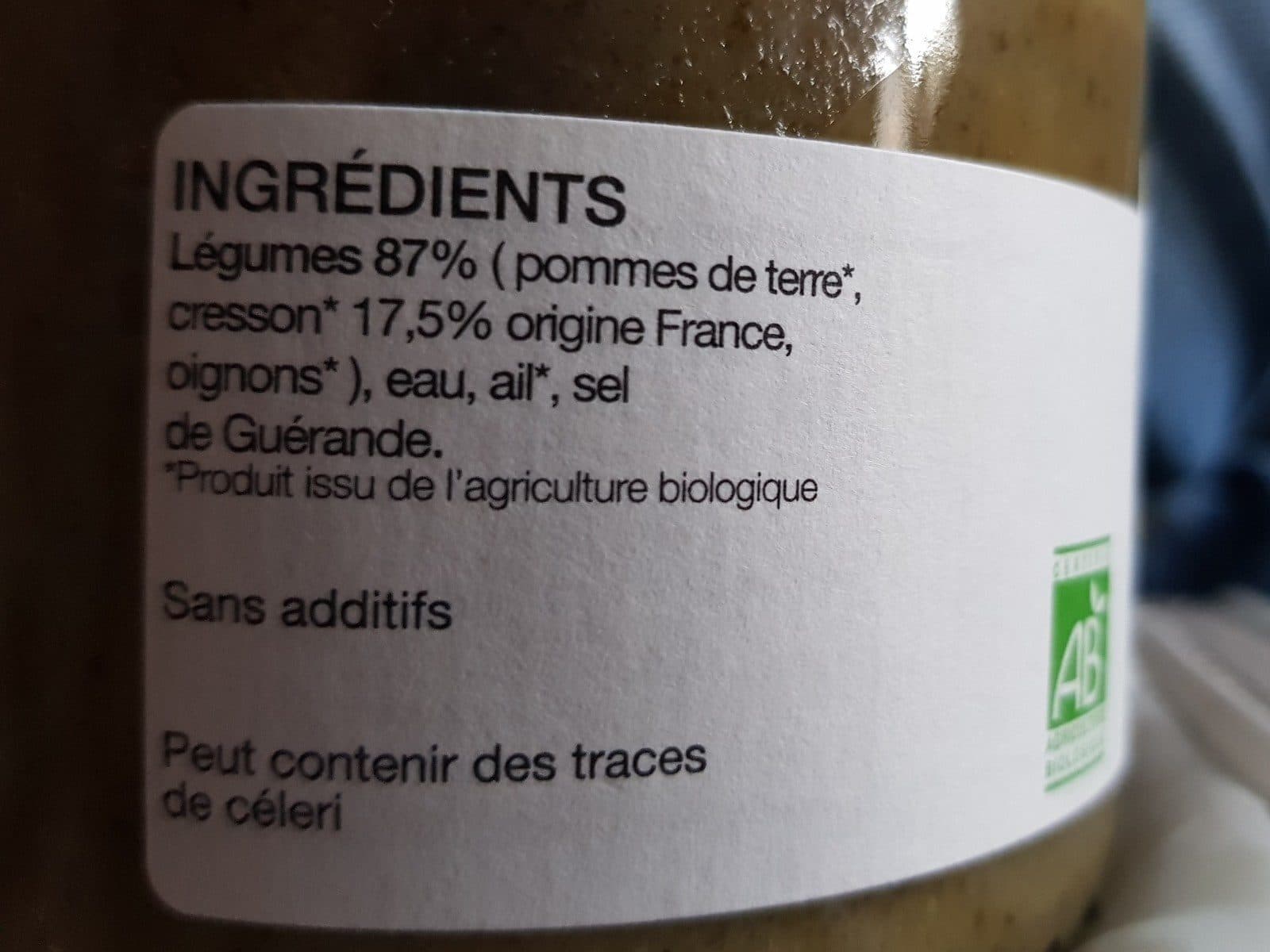 La Réserve de Champlat Soupe cresson à diluer packshot