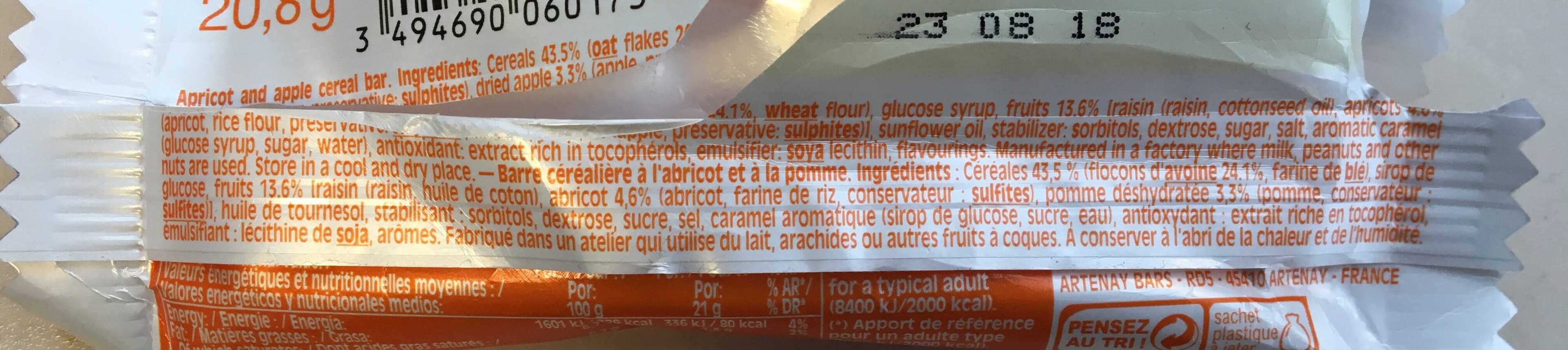 Artenay Bars Break'n Boost packshot