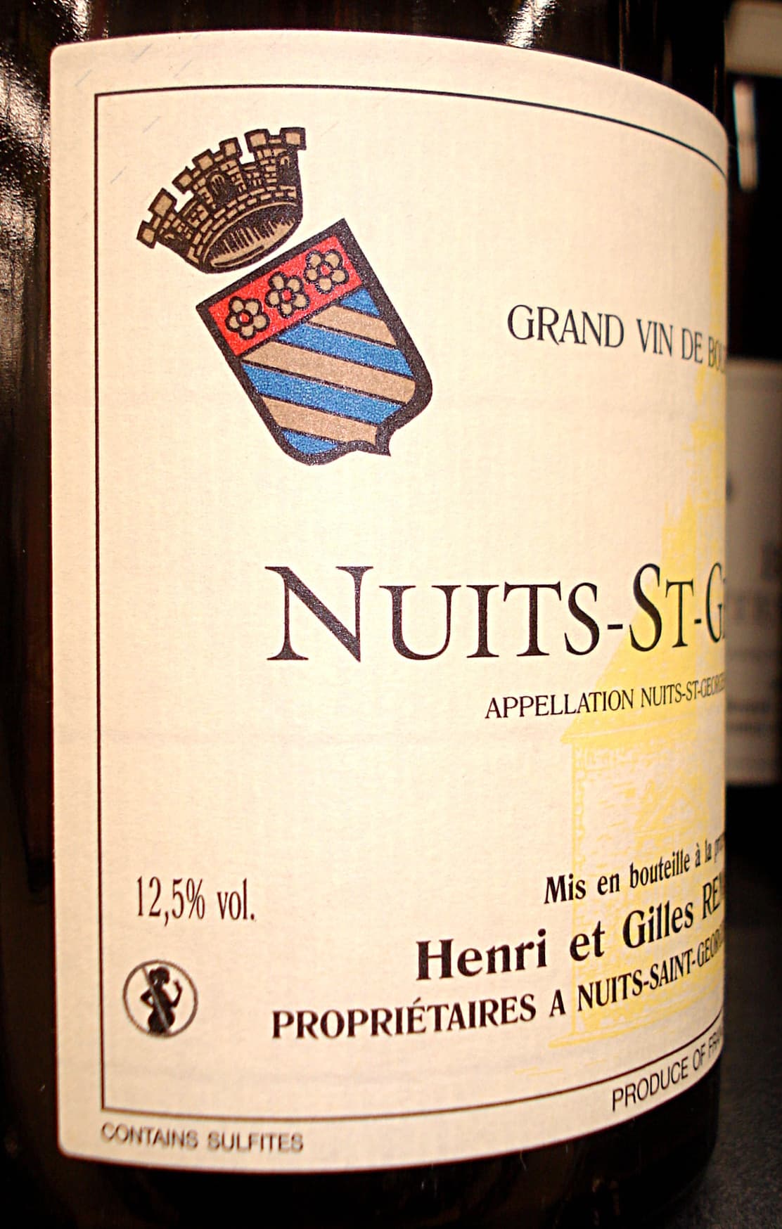 Henri et Gilles Remoriquet Nuits St-Georges 2009 packshot