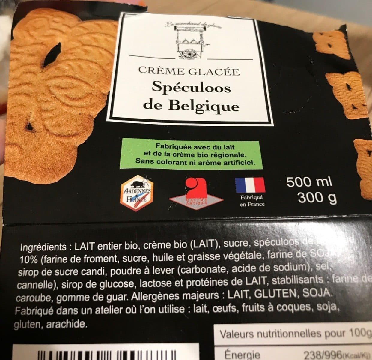 Open Food Facts creme glacée packshot