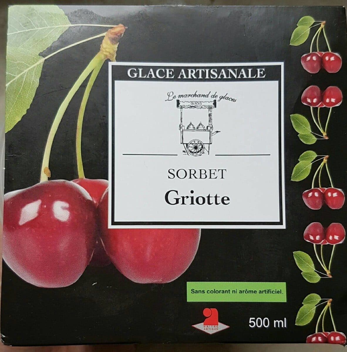 Le Marchand de Glaces Sorbet Griotte packshot