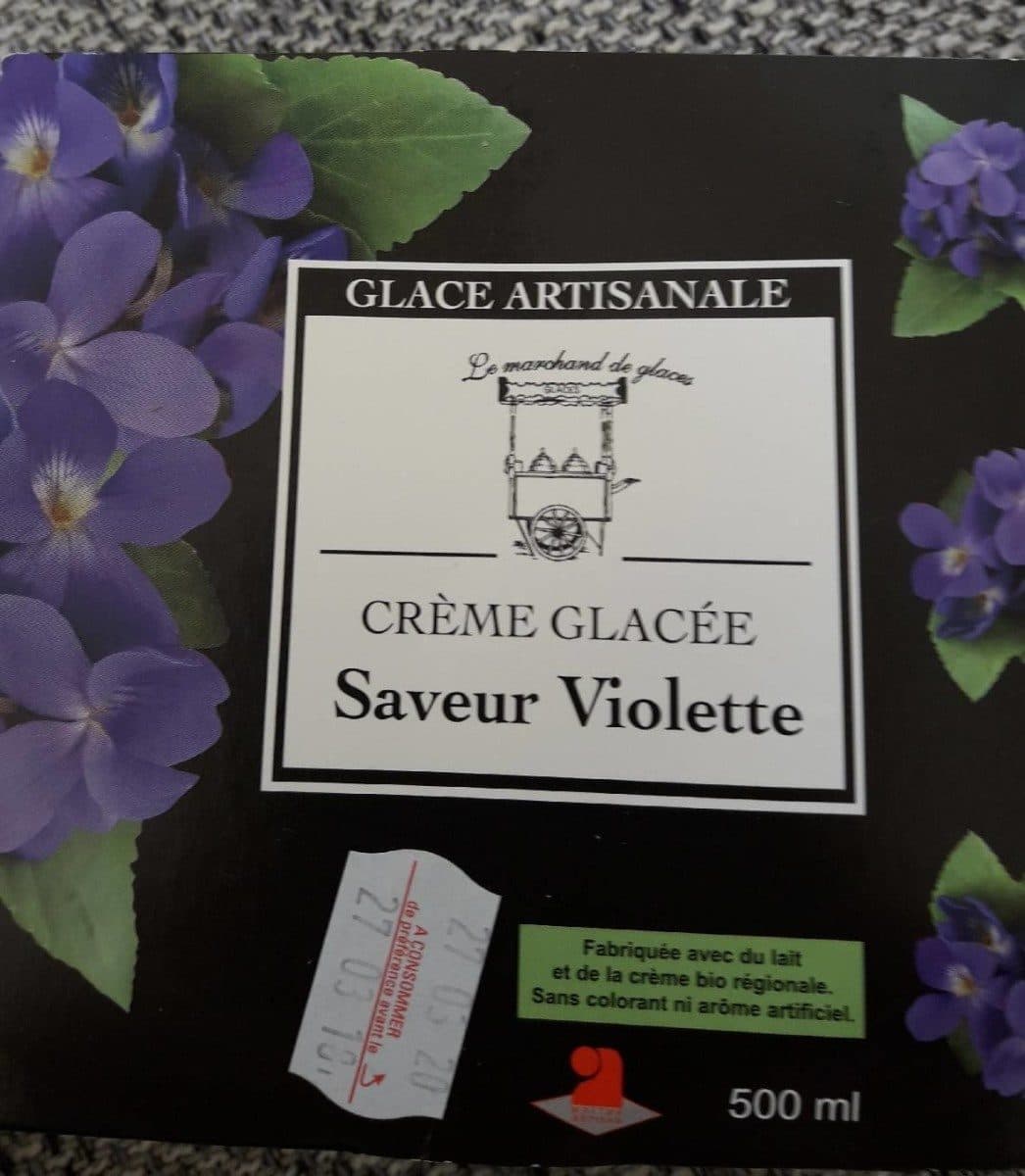 Open Food Facts Crème glacée saveur violette packshot