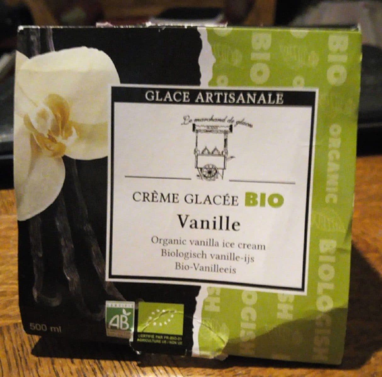 Open Food Facts Crème glacée Bio vanille packshot