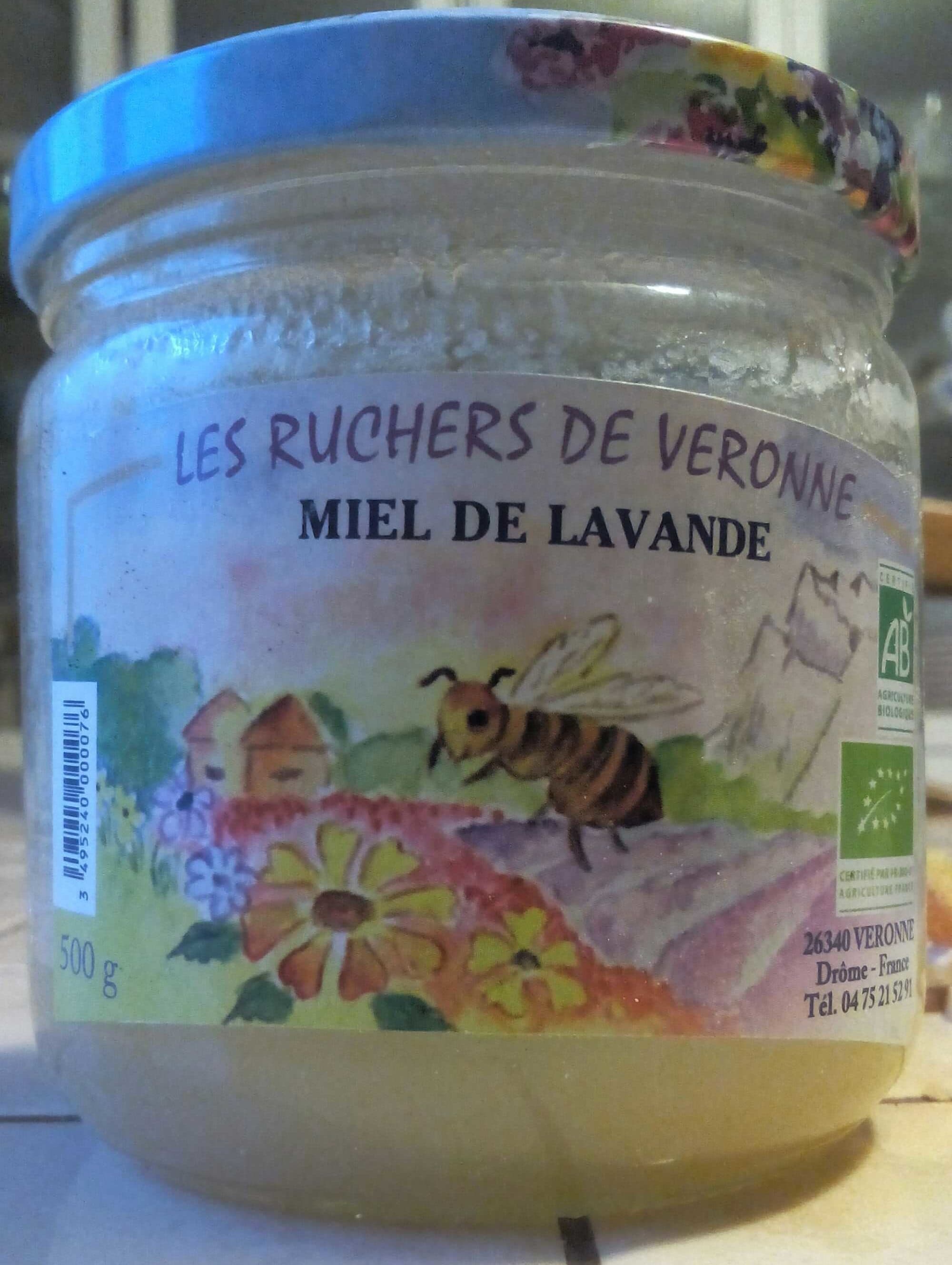 Les Ruchers de Veronne Miel de lavande packshot