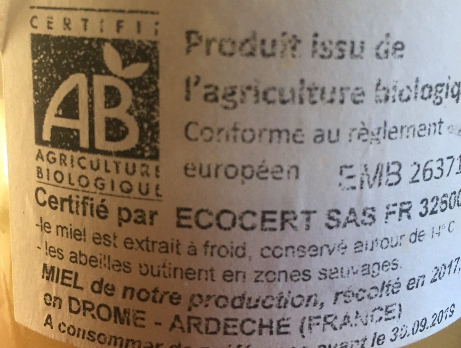 Les Ruchers de Veronne Miel de lavande packshot