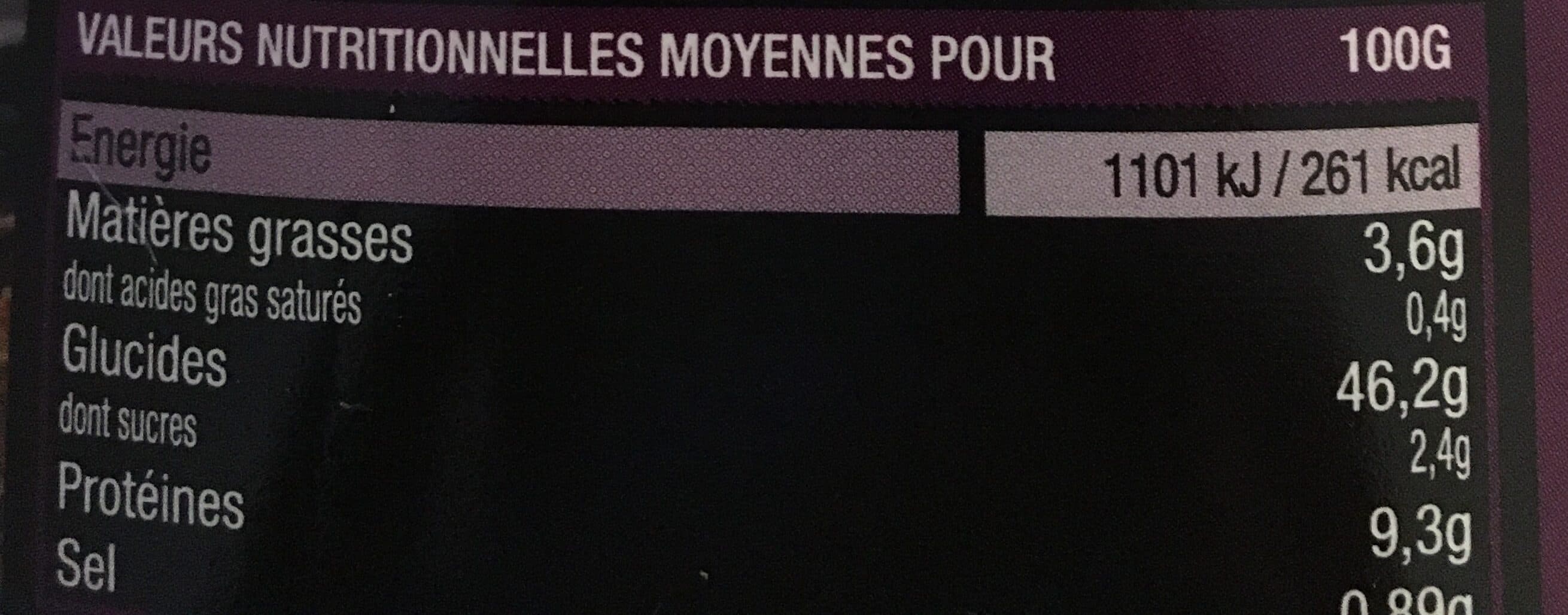 Menissez 12 petits pavés aux céréales packshot