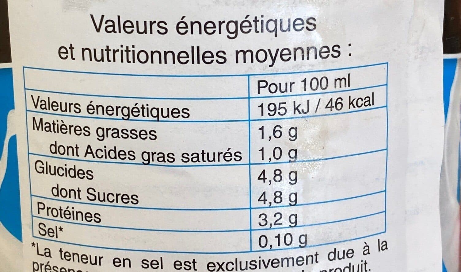 Les Éleveurs de Bretagne Lait de Bretagne packshot