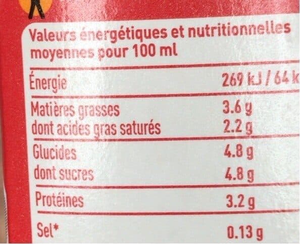 Les Eleveurs Des Hauts De France Lait stérilisé entier UHT packshot