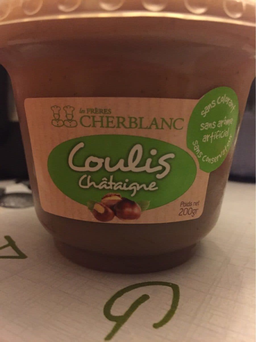 Open Food Facts Coulis châtaigne packshot
