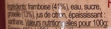 Les Frères Cherblanc Coulis framboise & groseille packshot