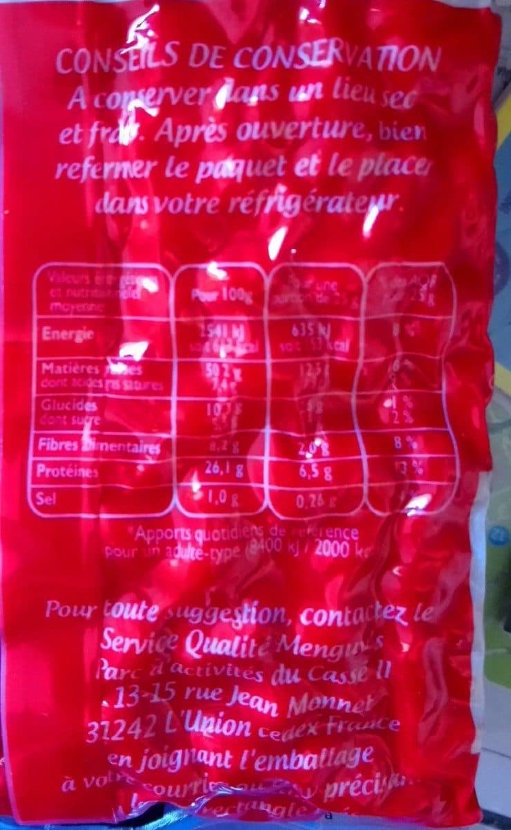 Open Food Facts Cacahuètes grillées et salées packshot