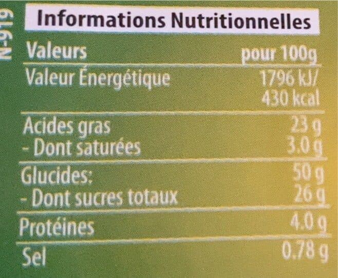 Open Food Facts Tarte à la crème de citron packshot