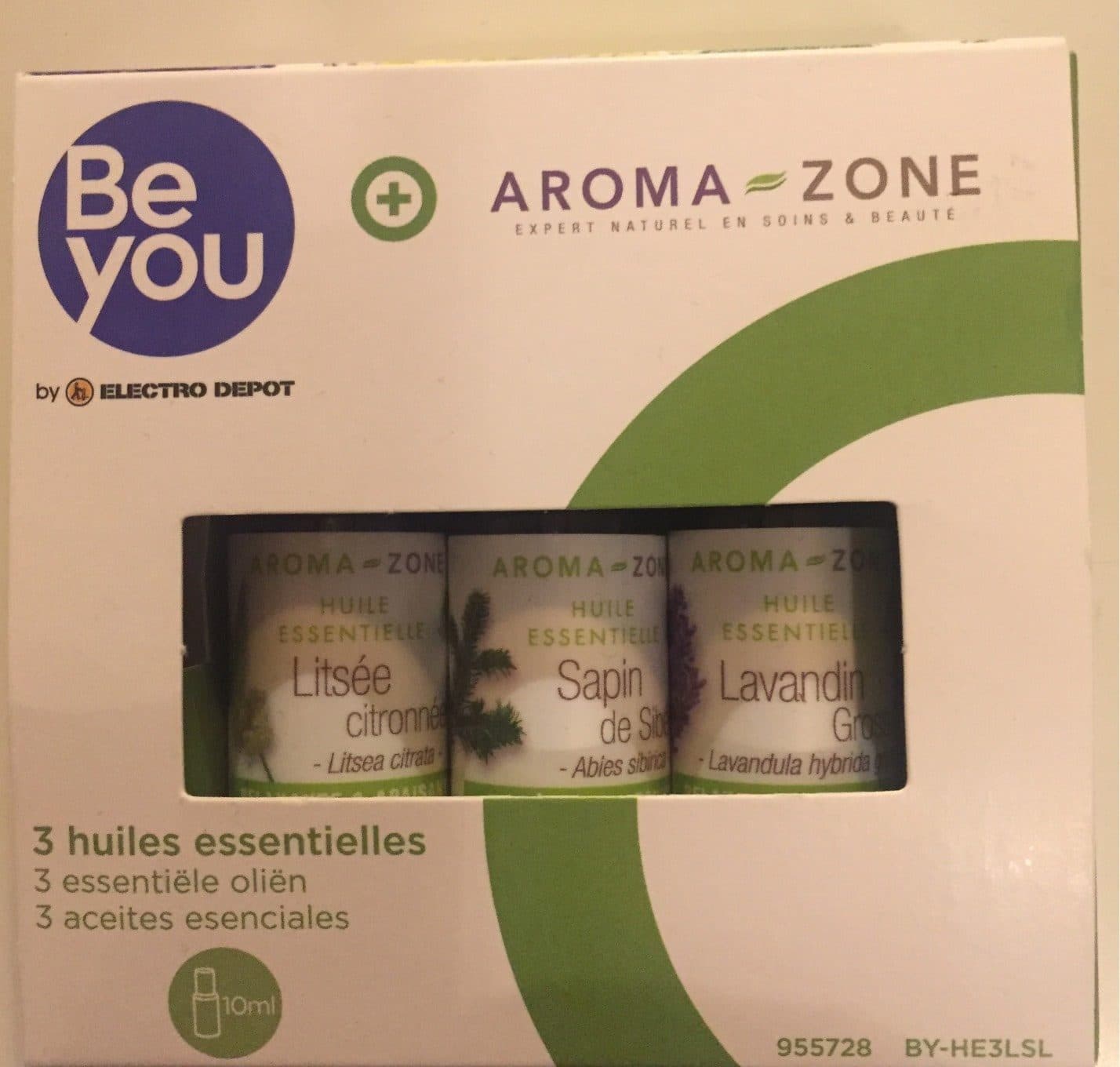 Be You Electro Depot Aroma Zone 3 huiles essentielles packshot