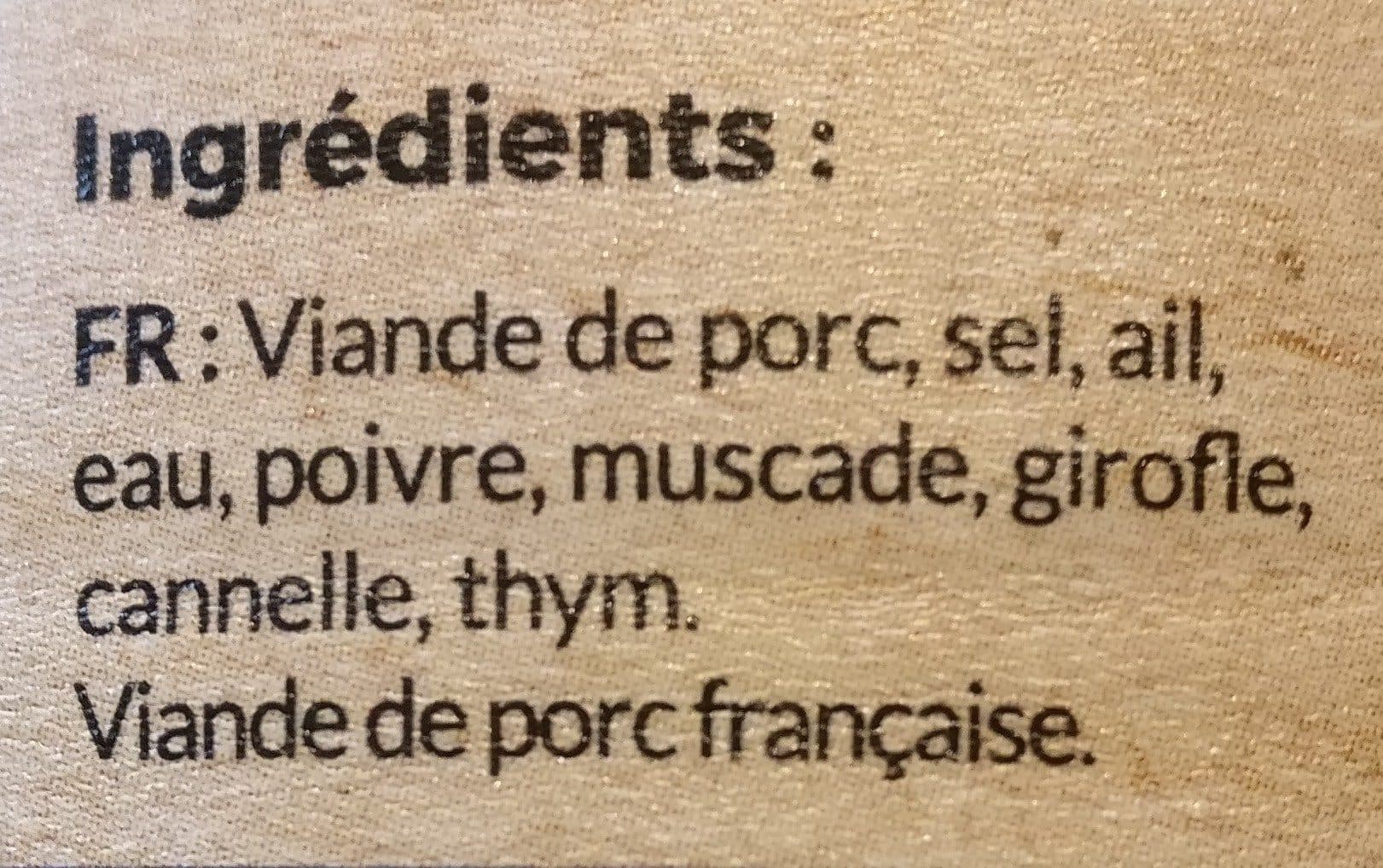 Maître Cochon Grillon Charentais packshot