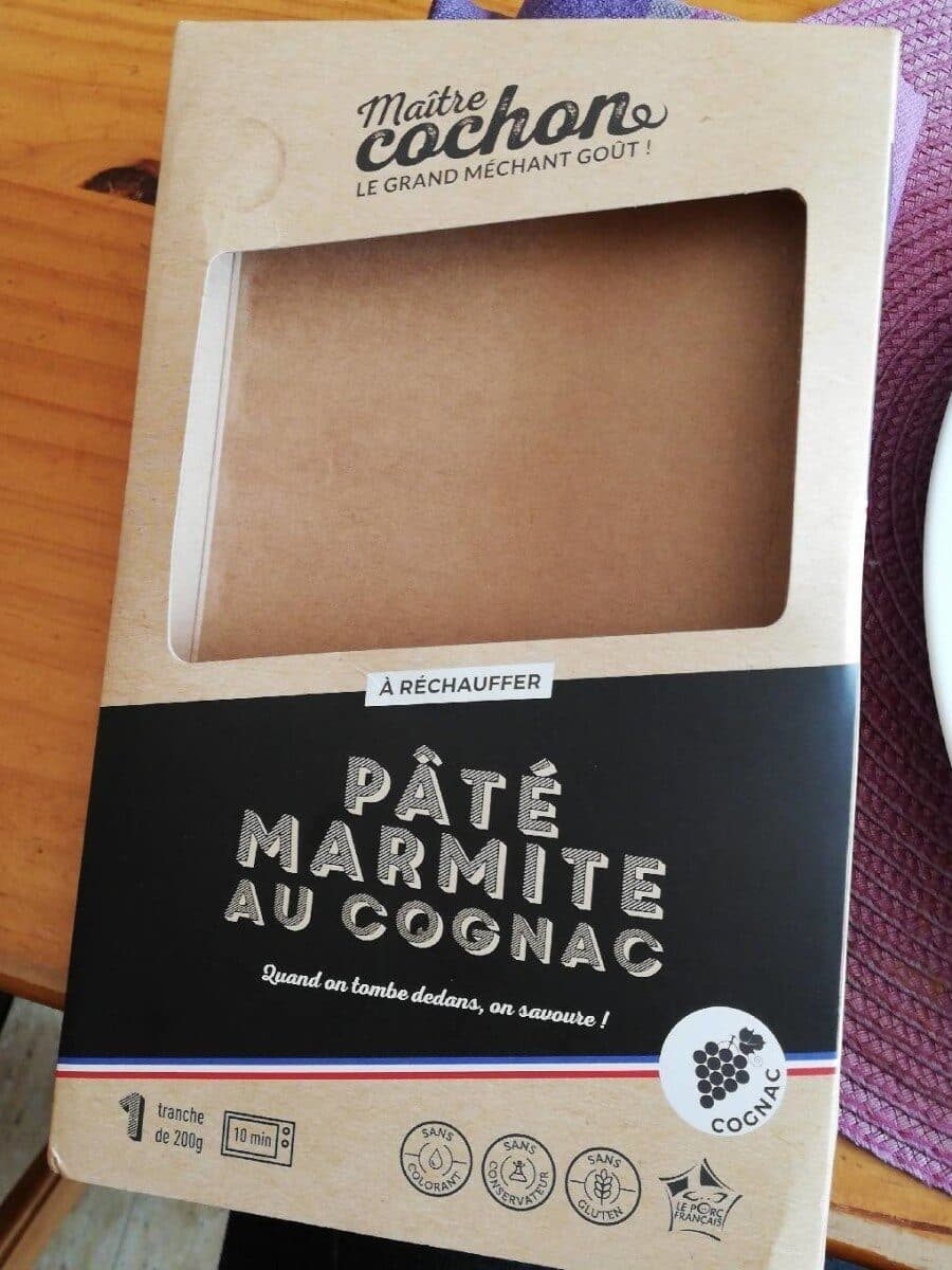 Open Food Facts Pâté marmite au cognac packshot