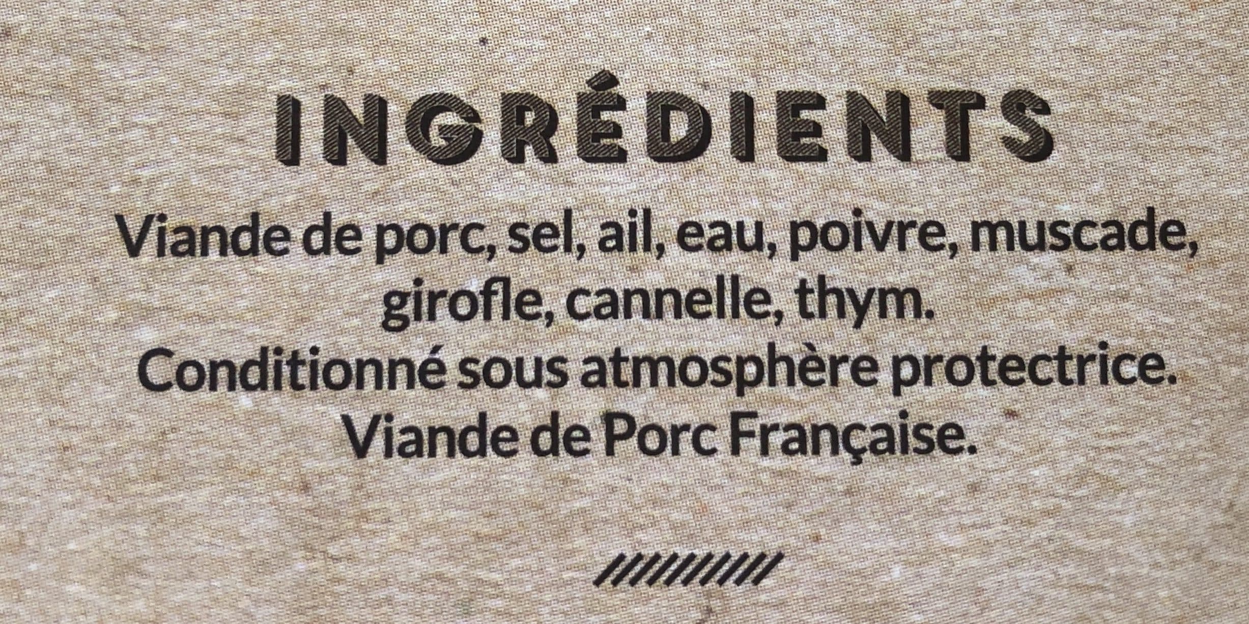 Maitre cochon Grillon Charentais packshot