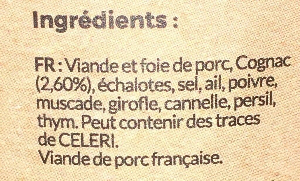 Maître Cochon Pâté Marmite au Cognac packshot