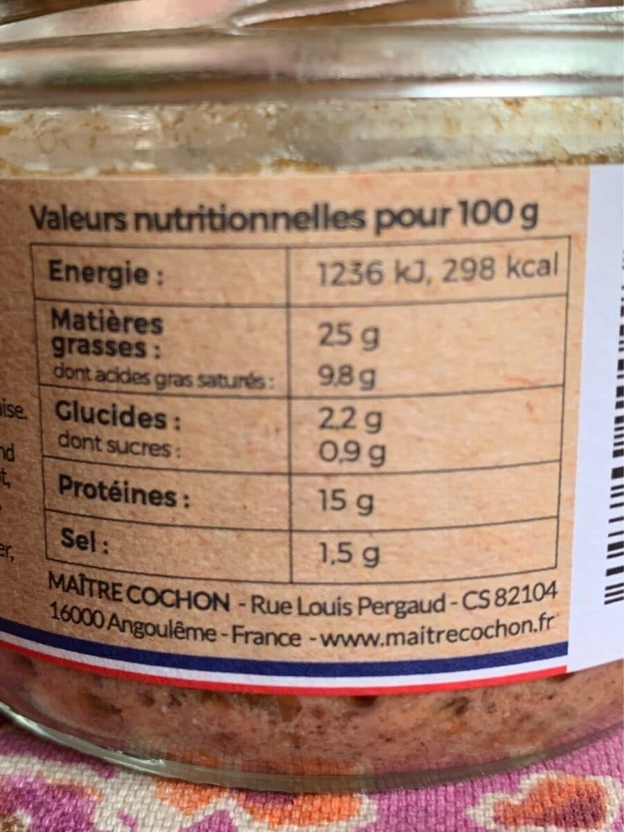 Les P'tites Marmites Pâté piquant au piment d'Espelette packshot