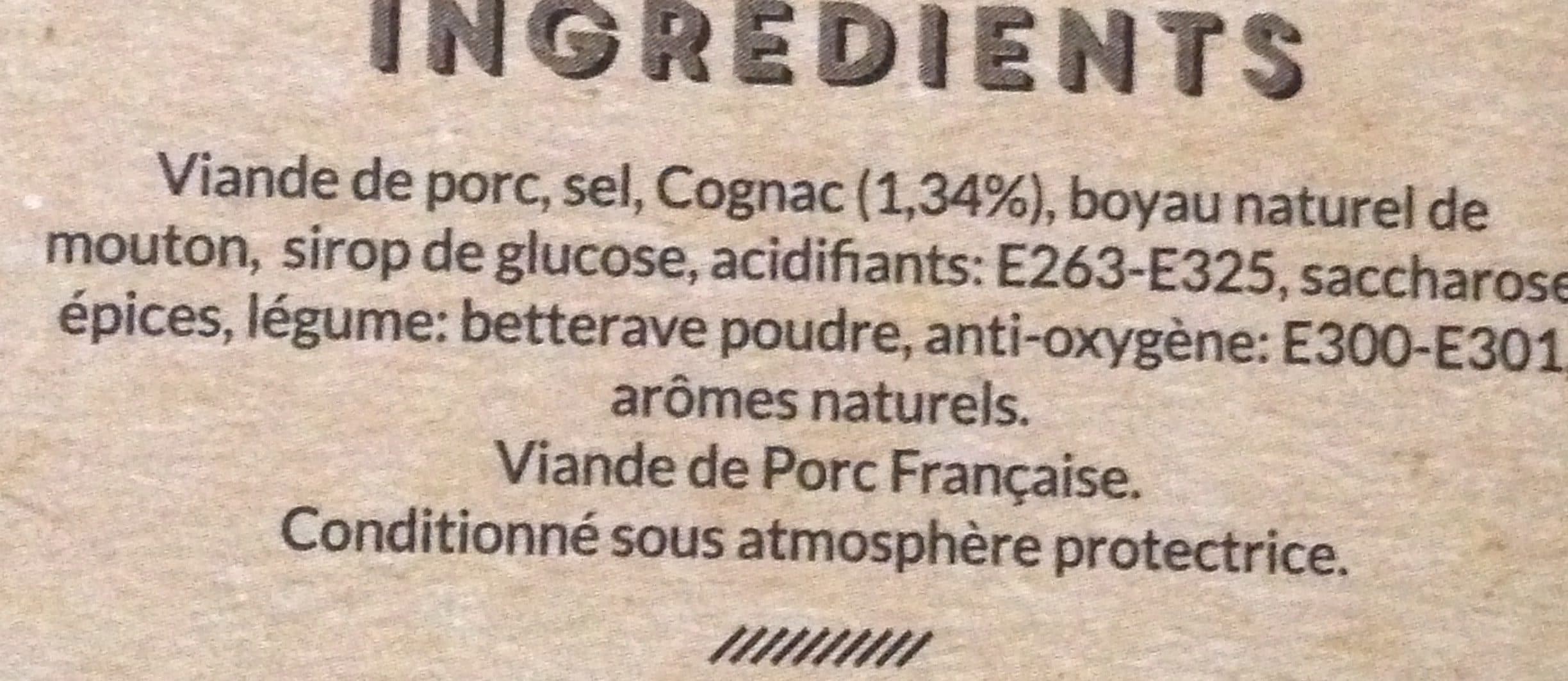 Maitre Cochon Chipolatas au cognac packshot