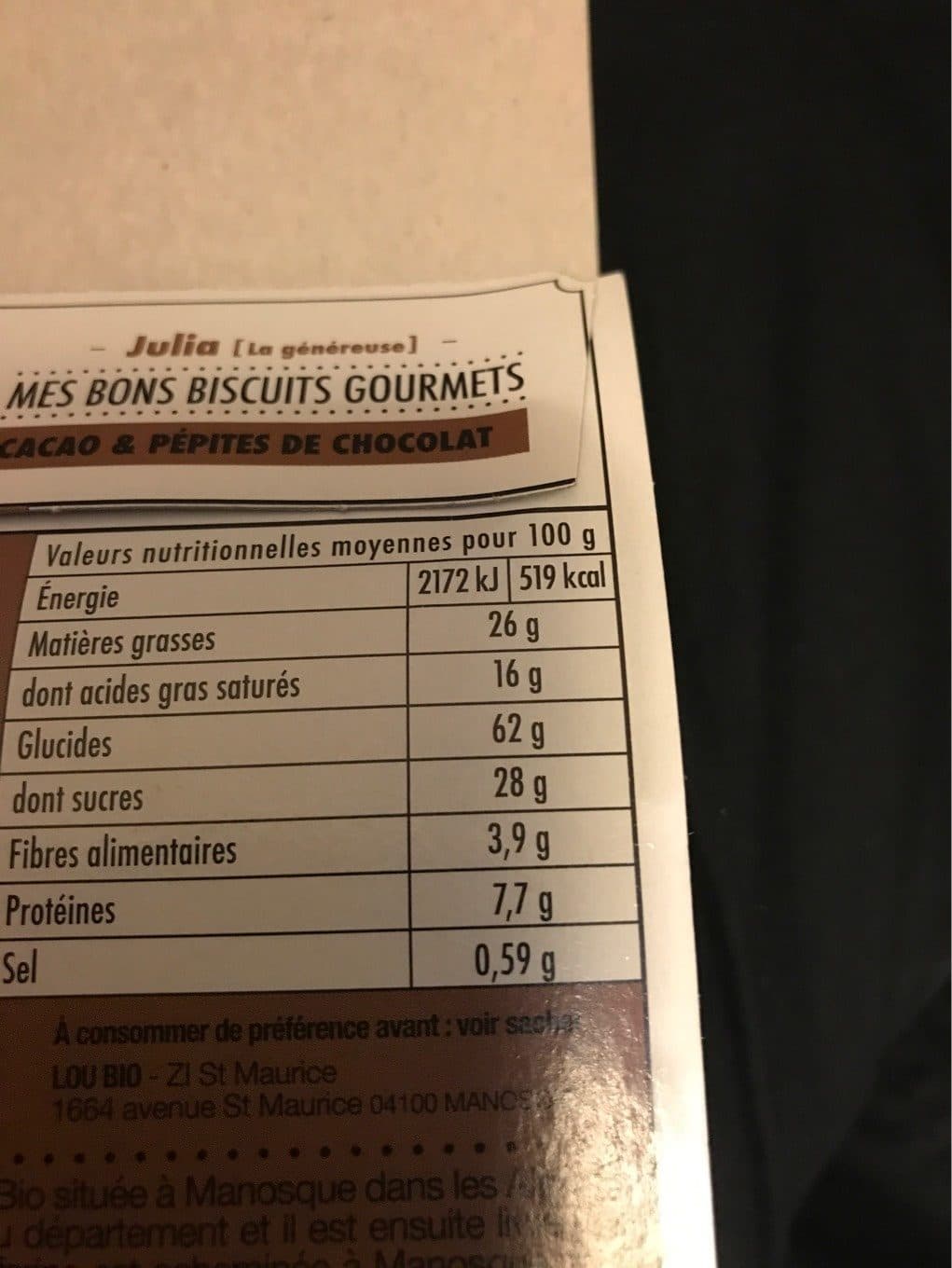 DAO Mes bons biscuits gourmets packshot