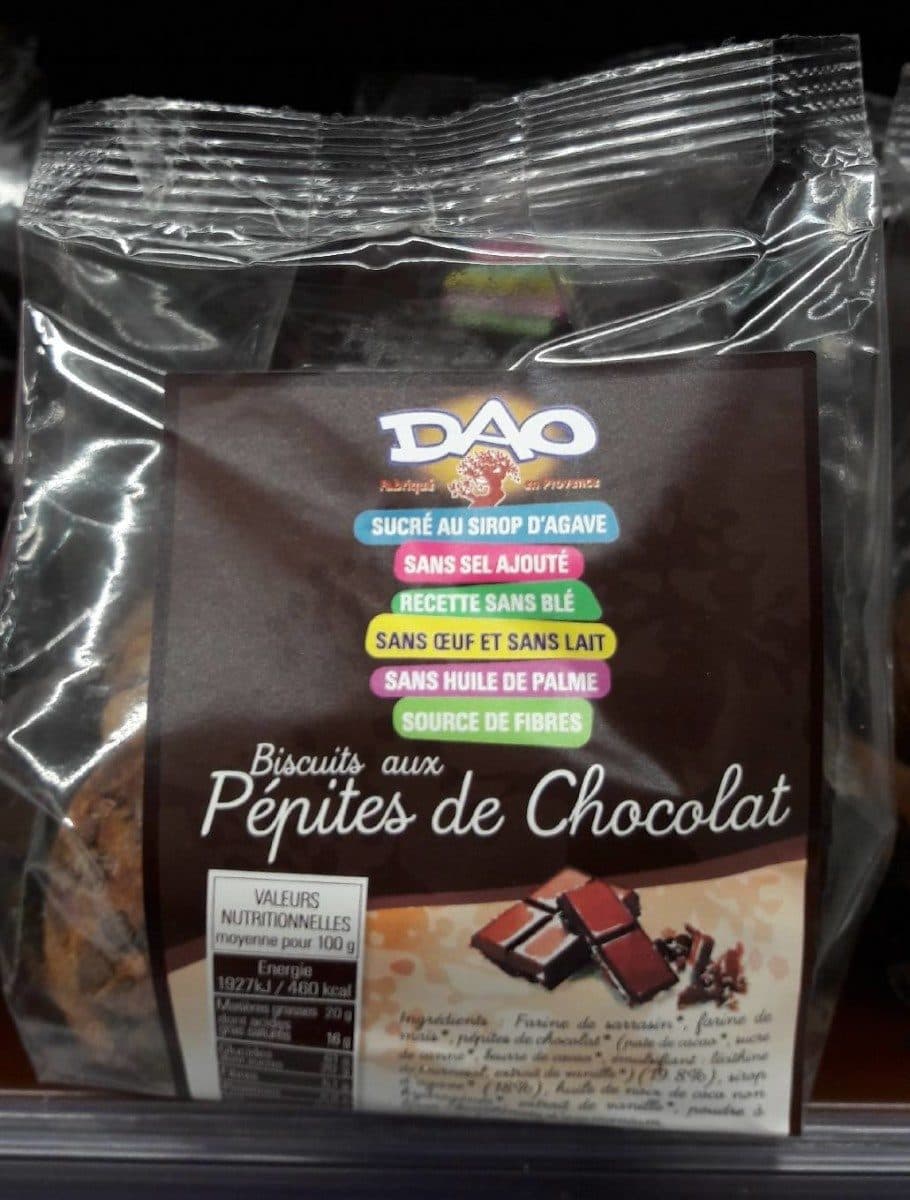 Open Food Facts Biscuit Bio Pepites Choc SS Sel-oeufs-lait packshot