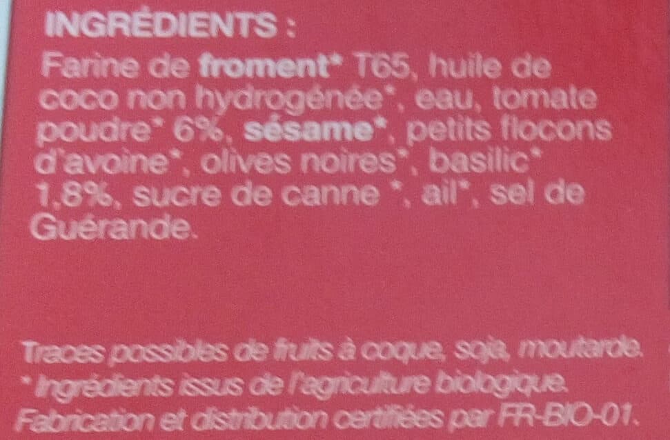 Dao Mes bons petits biscuits tomate basilic packshot
