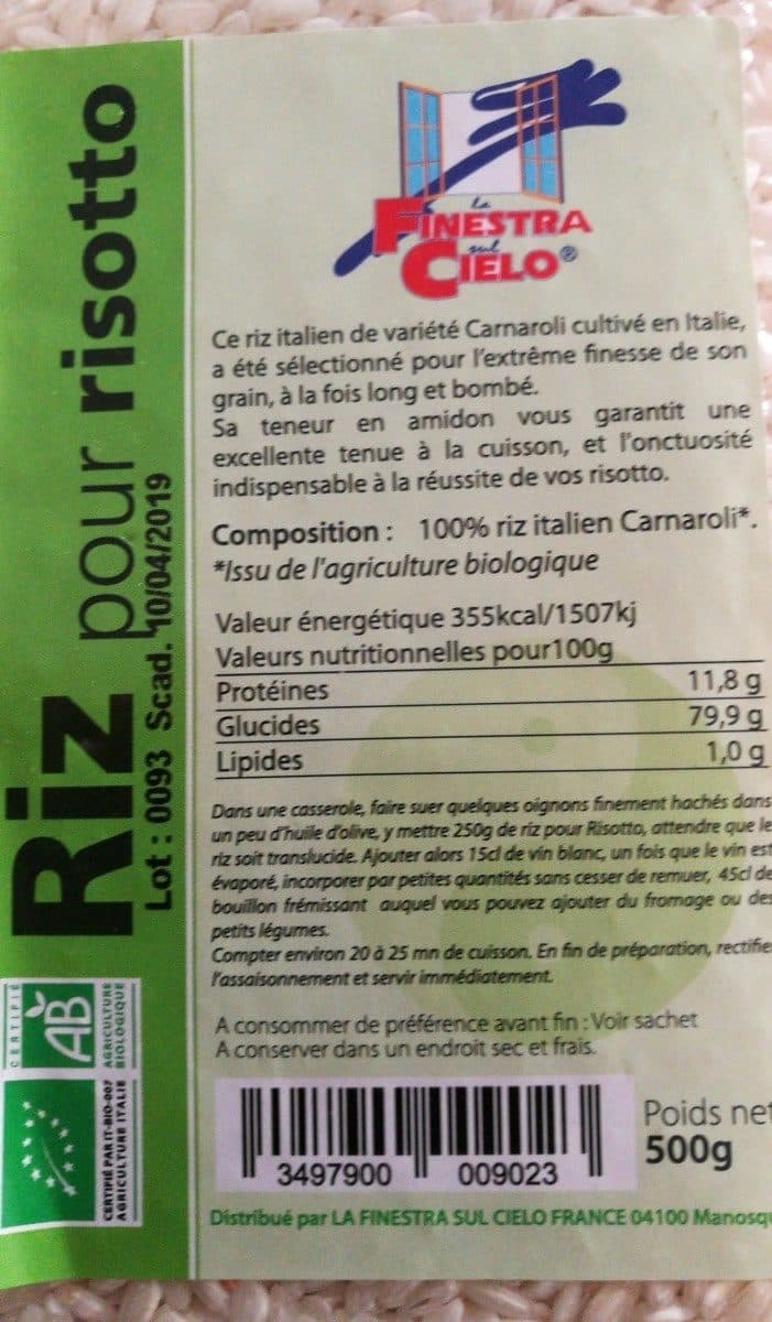 Open Food Facts Epicerie / Céréales, Graines, Pâtes, Riz / Riz Bio Et équitable packshot