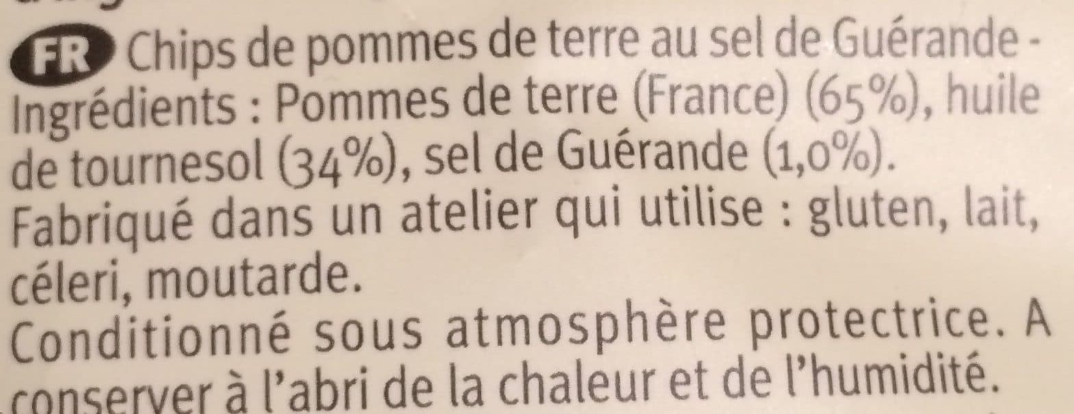 Altho Chips au Sel de Guerande packshot