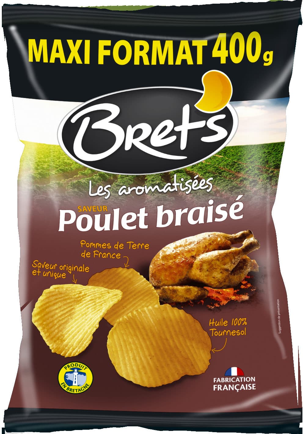 Bret's Les aromatisées Saveur Poulet Braisé packshot
