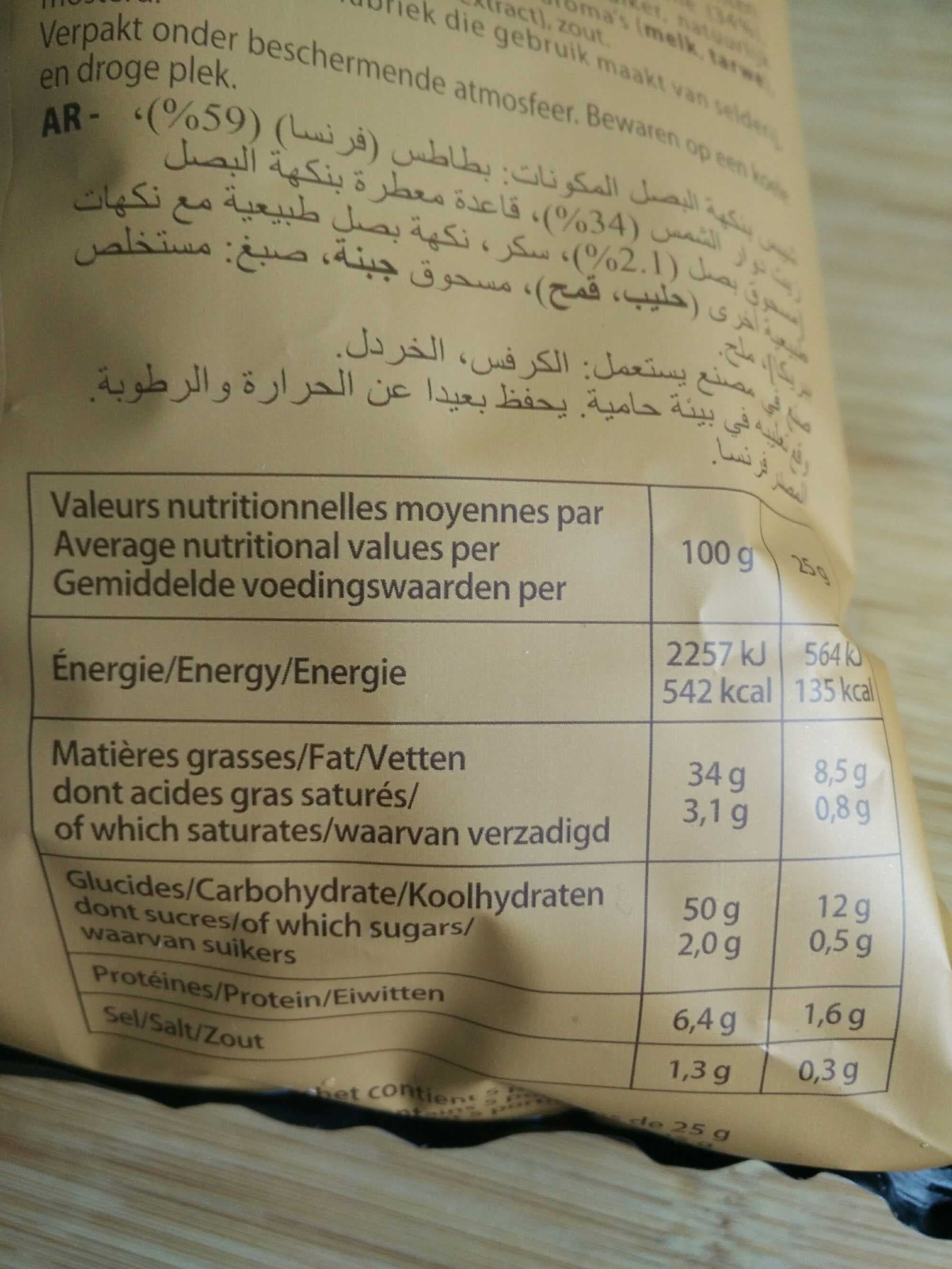 Brets Chips saveur Petits oignons packshot