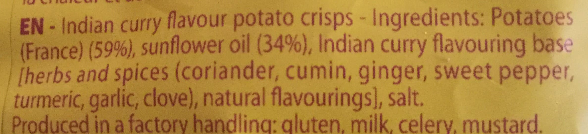 Bret's Chips saveur Indian curry packshot