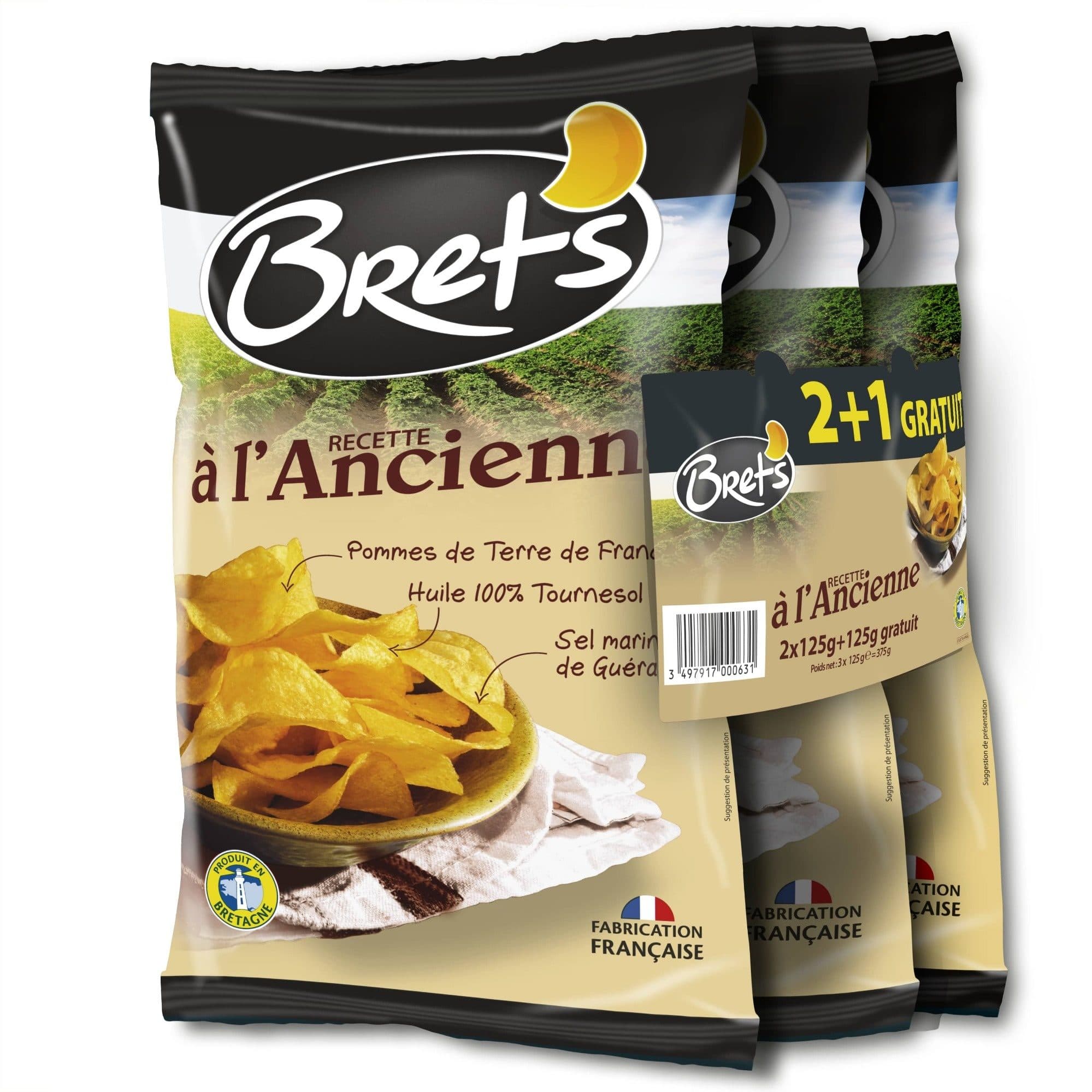Bret's Chips à l'ancienne packshot