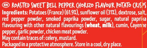 Brets Chips saveur poivrons grillés chorizo packshot